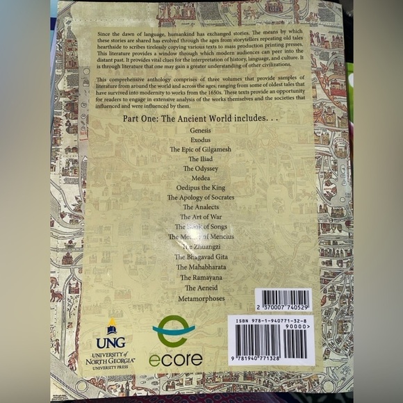 World Literature I Beginnings to 1650 College Text Laura Getty Volumns 1,2 & 3 - Picture 2 of 3